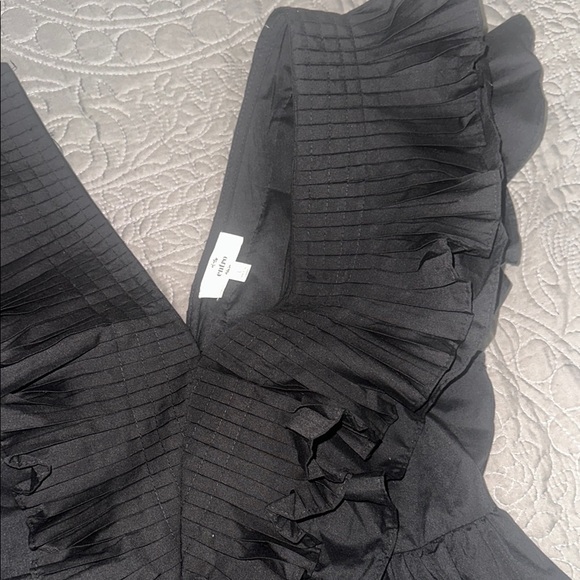 Entro Black Ruffled Ruched Mini Dress - Picture 2 of 6